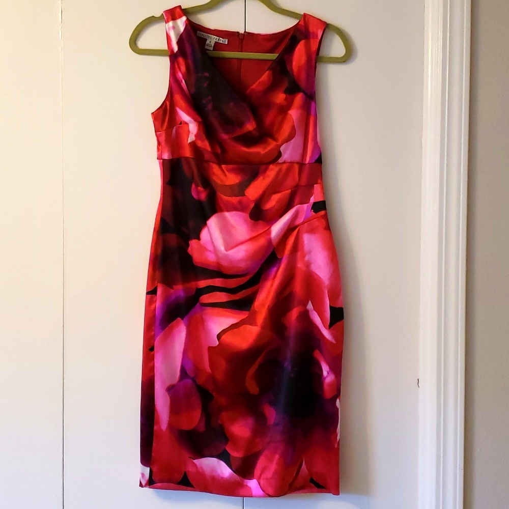 Maggie London Satin Dress Size 6